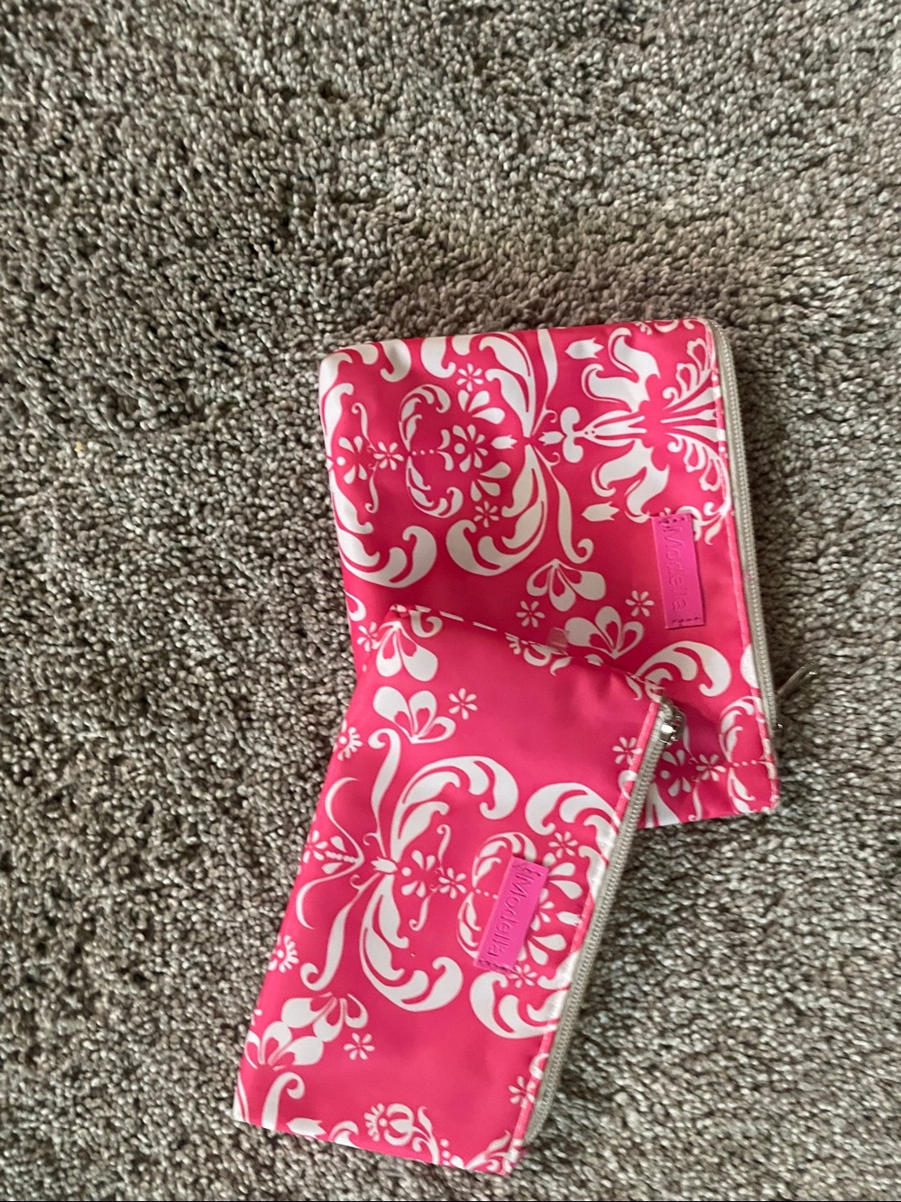 Modella Pink and White Floral Kids Wallet Set